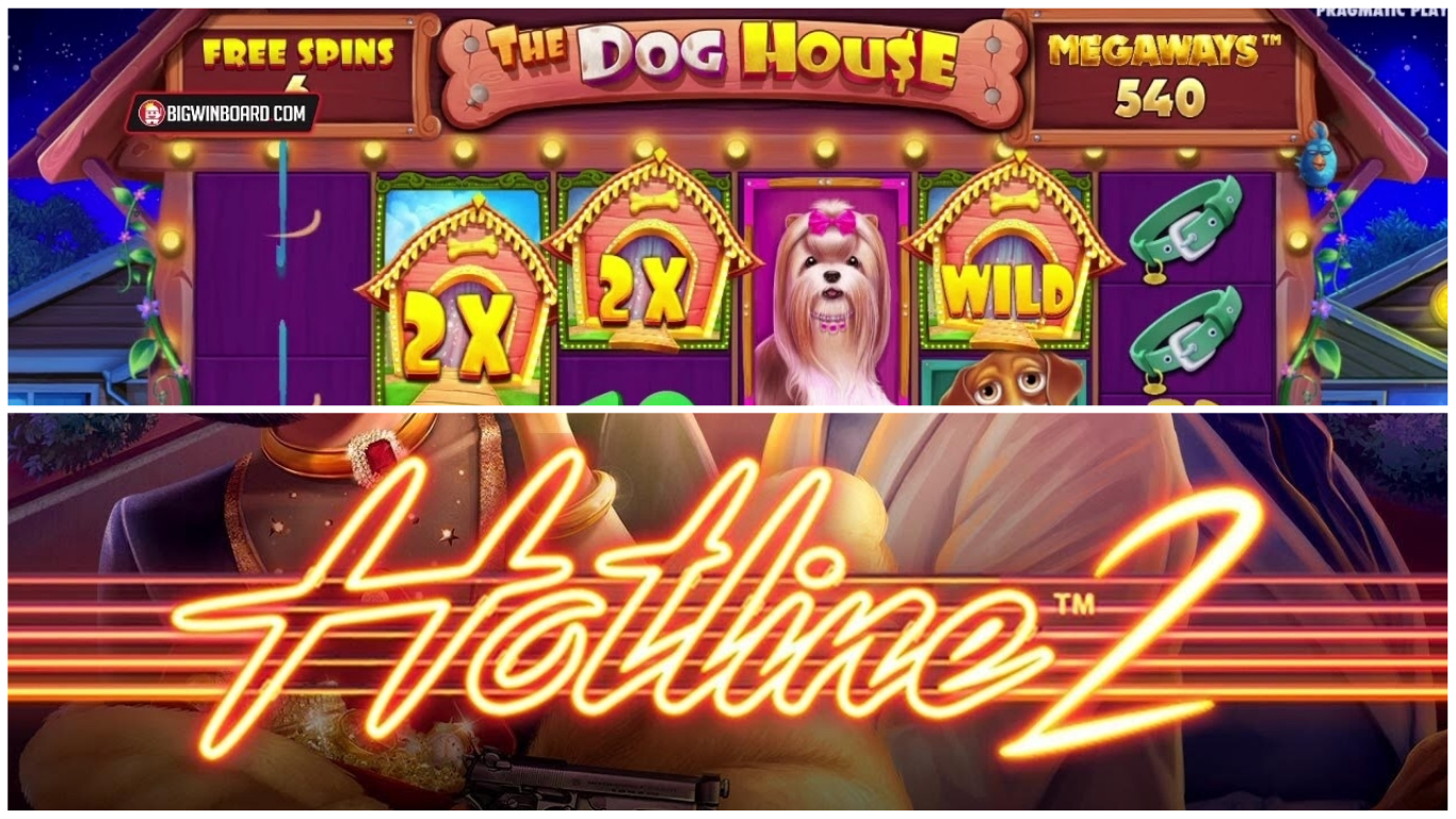 Hotline 2 & DogHouse Megaways - 2 Summer Hits