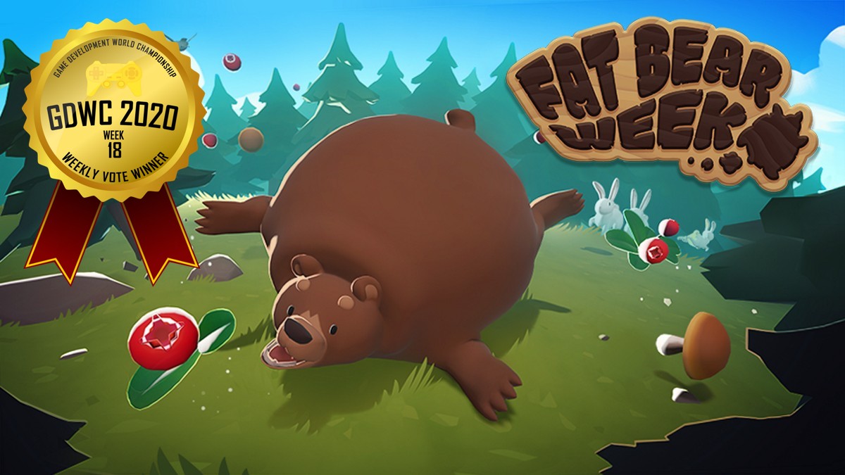 Fat Bear Week Rolls Over the Competition at the Game Development World Championship Weekly Vote!