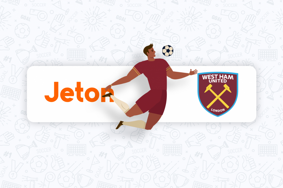 Jeton Becomes Official E-Wallet Partner of West Ham United