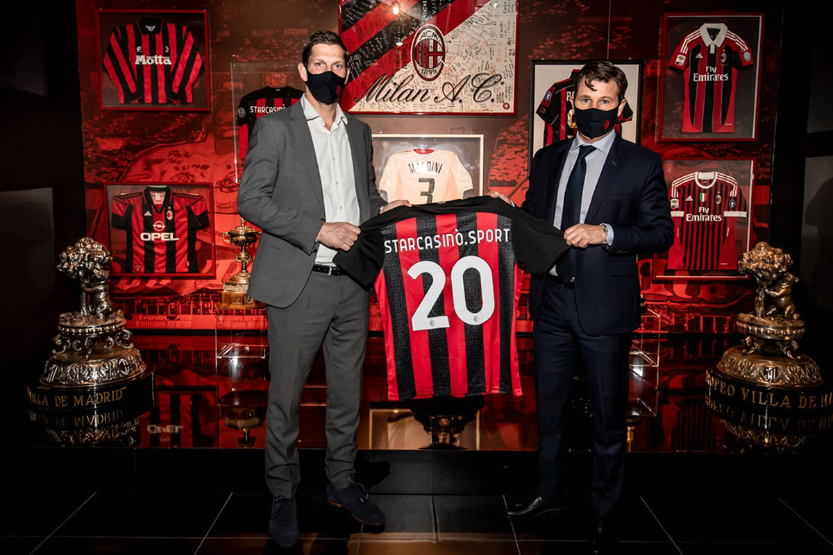 AC Milan Extends its Partnership with StarCasinò.sport