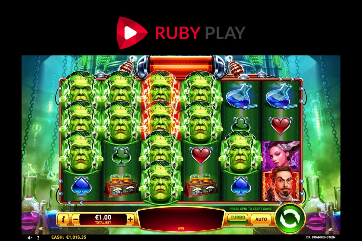 RubyPlay launches electrifying new Dr. Frankenstein slot