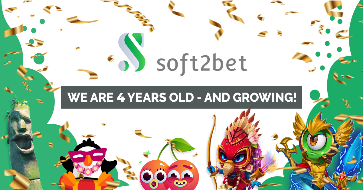 Soft2bet celebrates four years of operation