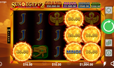 Booongo turns up the heat with Sun of Egypt 2