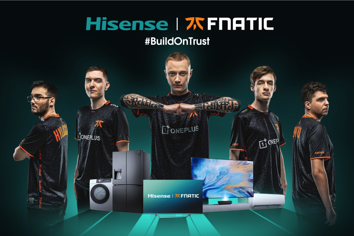 Hisense Announces Global Partnership With Fnatic Esports Organization