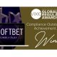 iSoftBet wins Compliance Outstanding Achievement Award at Vixio Global Regulatory Awards 2020