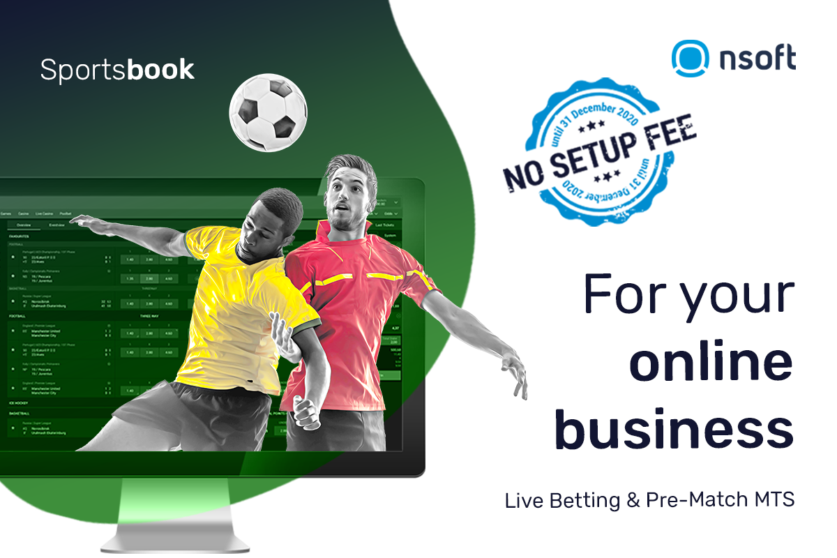 NSoft Sportsbook for online operators’ business without setup fee