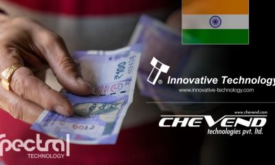 Rising cash payments in India secured by Spectral Technology