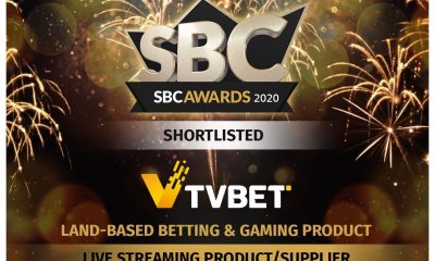 TVBET Is Shortlisted for 2 Nominations in SBC Awards 2020