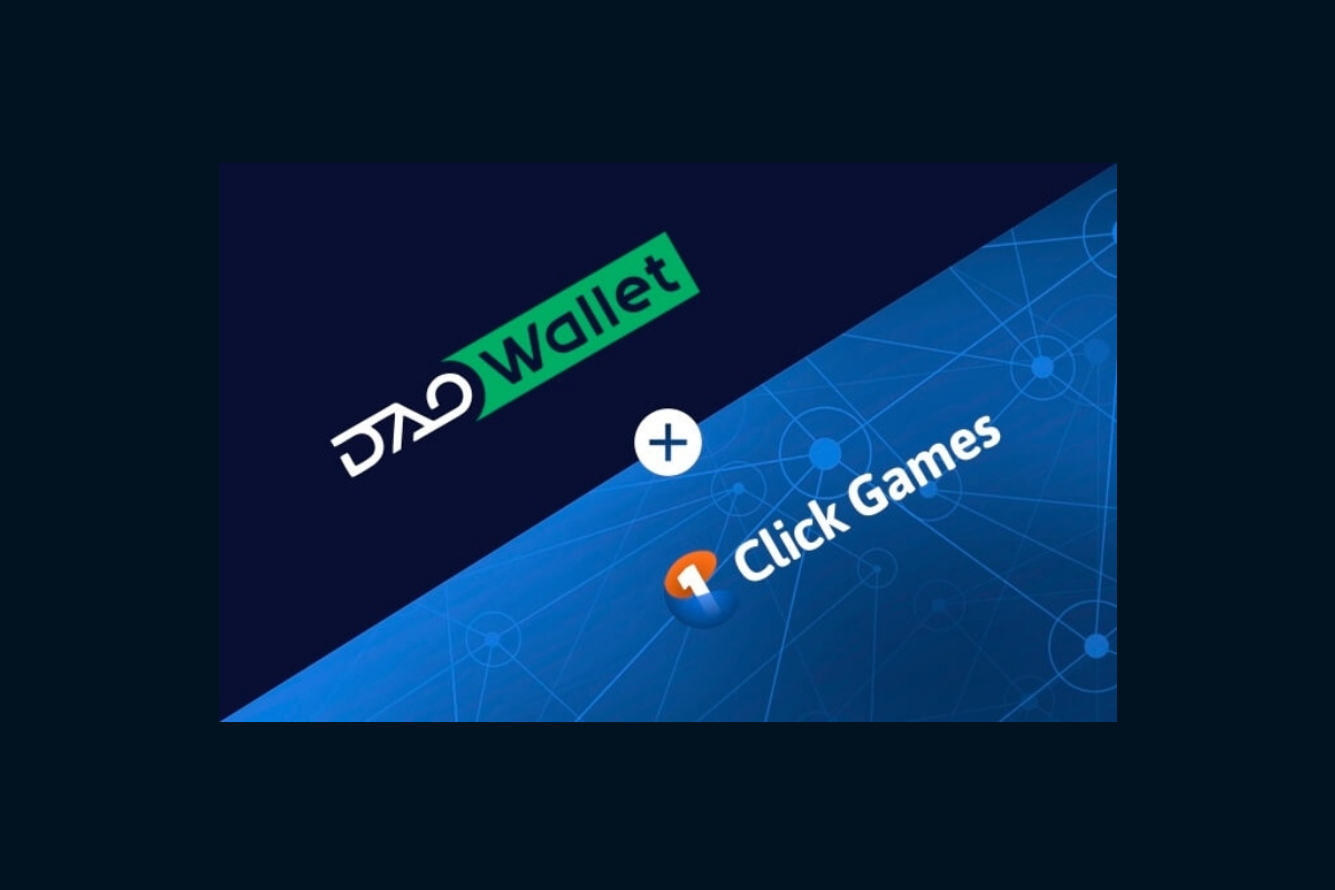 DAOWallet integrates into 1Click Games platform