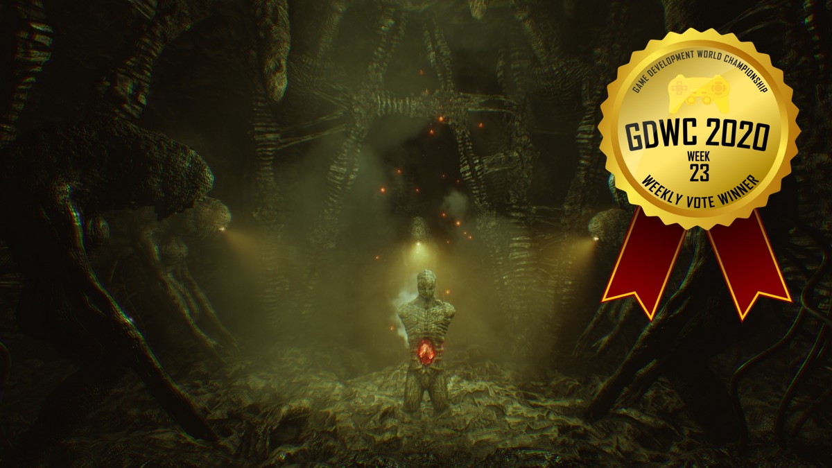 Dark Fracture comes first in the Game Development World Championship Horror Games Weekly Vote!