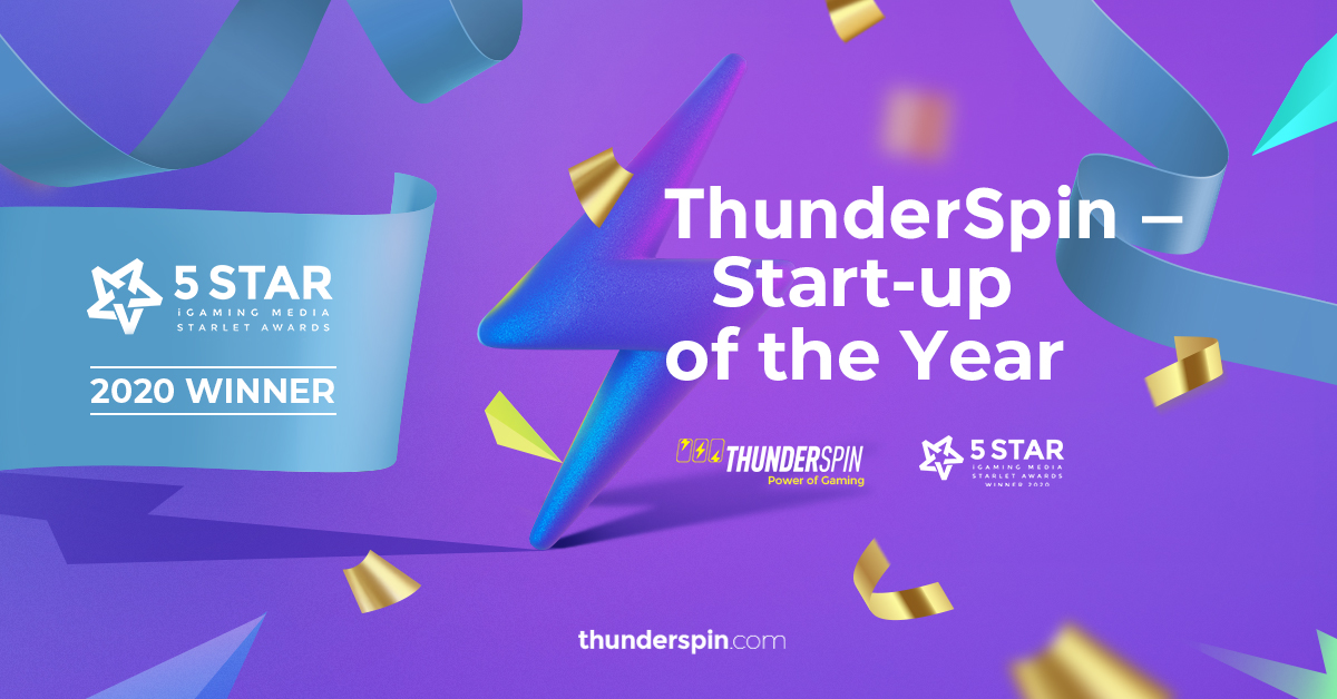 ThunderSpin wins Start-Up of the Year at the 2020 Starlet Awards