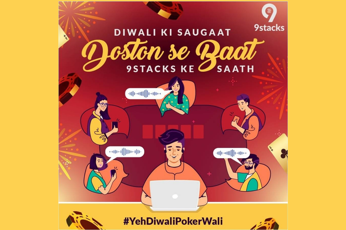 9stacks launches “Yeh Diwali Poker Wali” Campaign Tapping Into their ‘Voice Enabled Private Table’ Feature