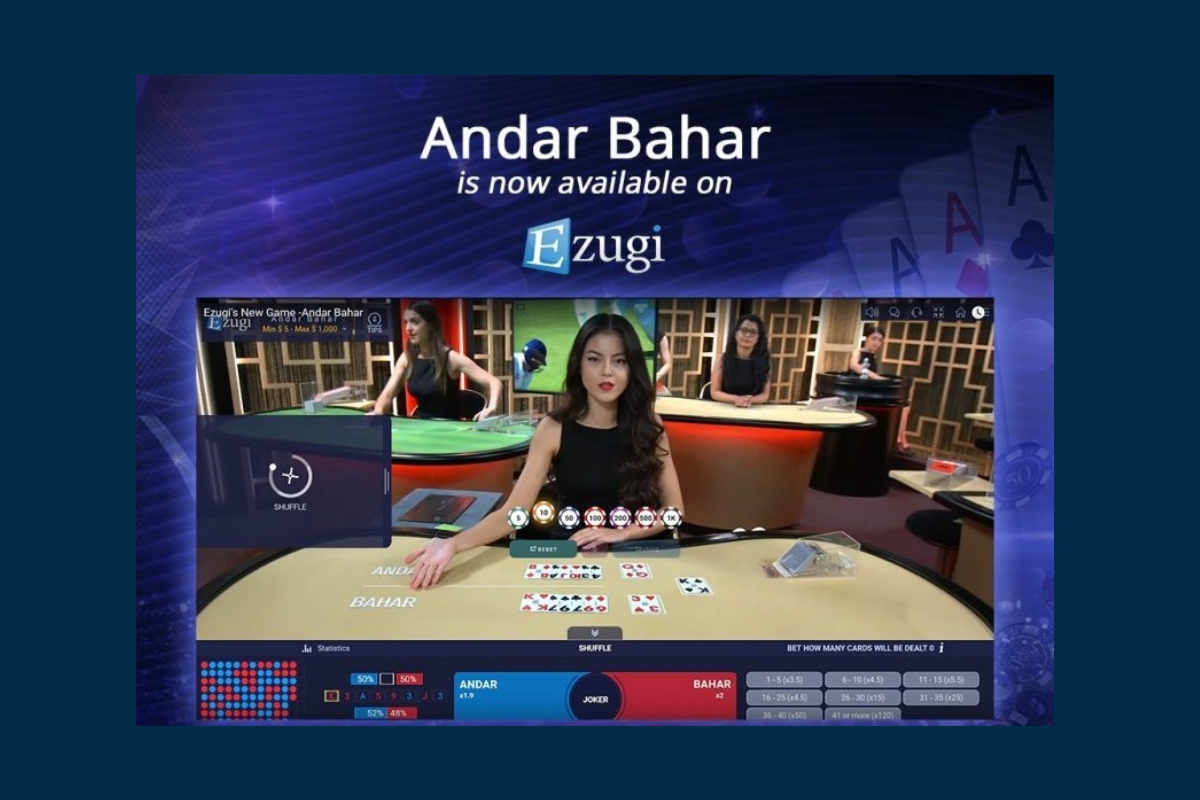 Ezugi breaks new ground with OTT™ Andar Bahar