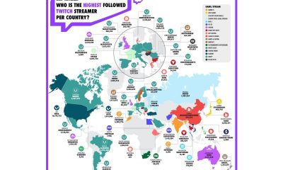 Map Reveals: THIS is The MOST Followed Twitch Streamer per Country