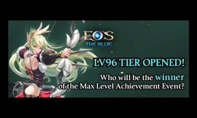 EOS THE BLUE Max Level is now LV96 on the latest update along with Promotions for Achieving the Max Level