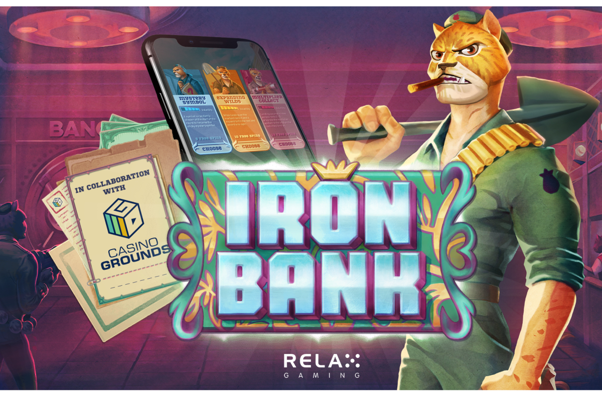 Relax Gaming and CasinoGrounds release Iron Bank