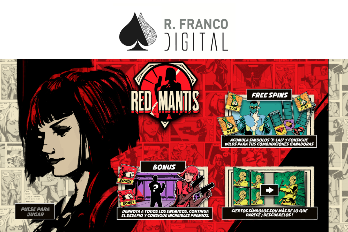 R. Franco Digital's secret agent Red Mantis reports for duty