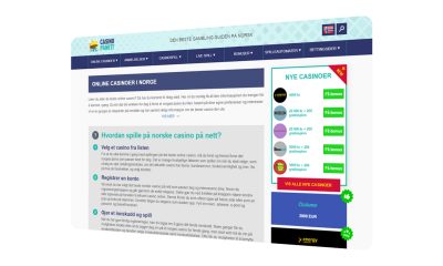 Comeback of Casinopånett.eu for Norway