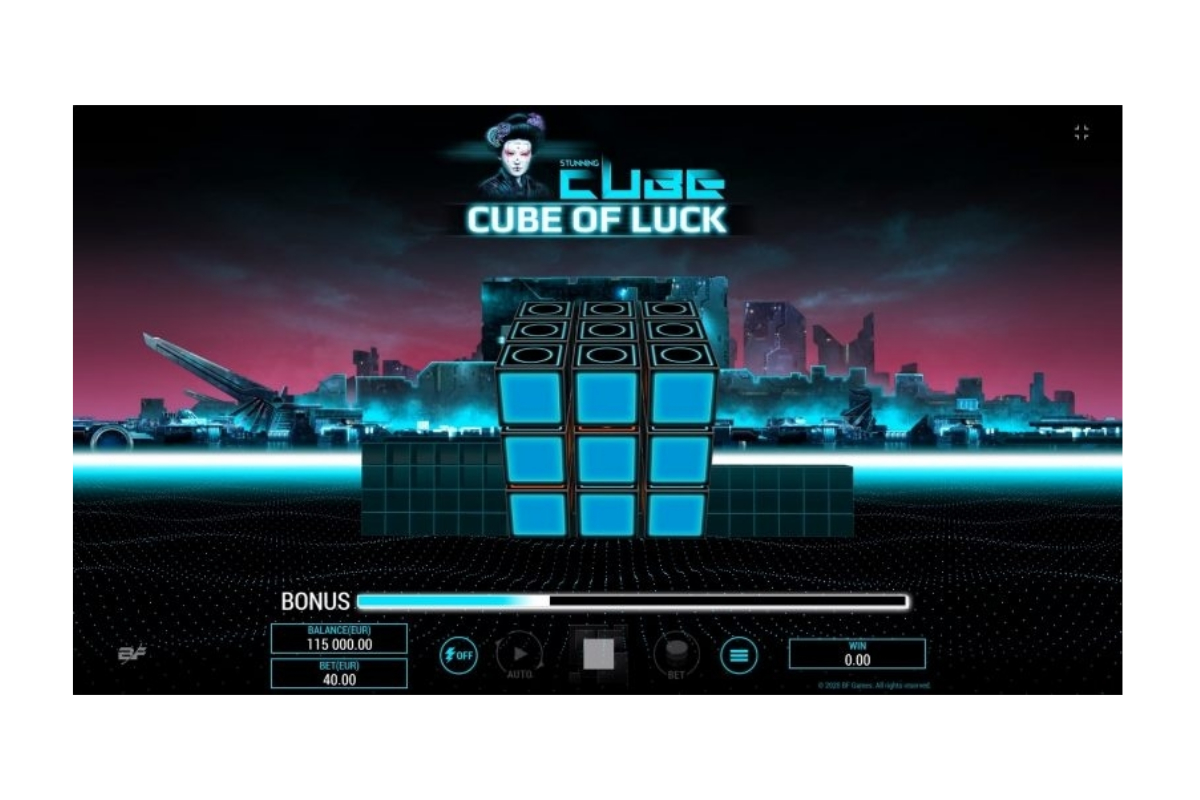 BF Games releases unique 3D slot Stunning Cube™