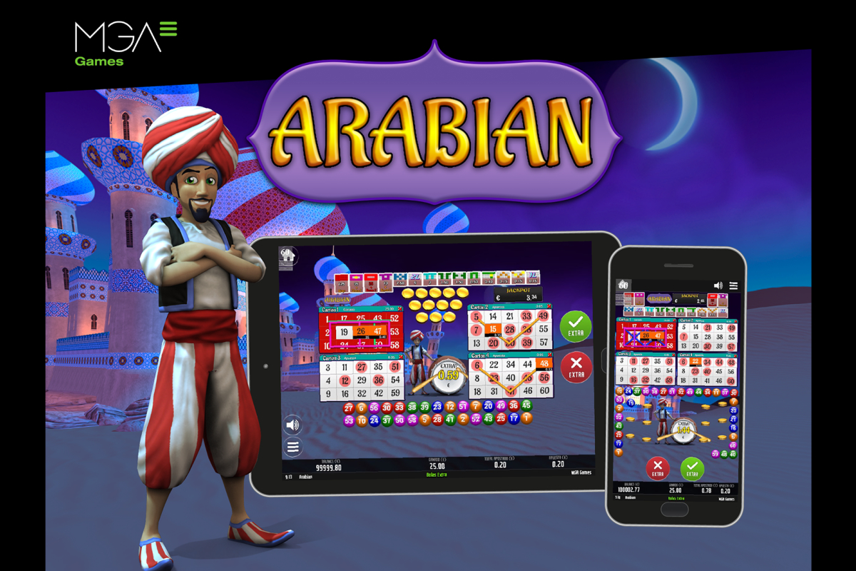 This Christmas MGA Games takes us on a magical journey with their new game Arabian Bingo