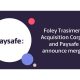Foley Trasimene Acquisition Corp. II and Paysafe Announce Merger