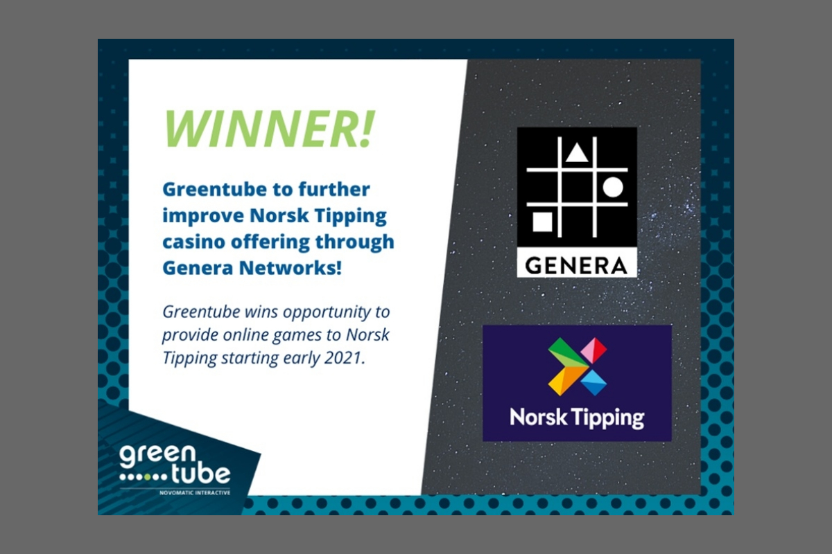 Norsk Tipping improves its casino offering with Genera Networks and Greentube