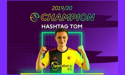 Hashtag Tom on being crowned 2019/20 ePL champion…