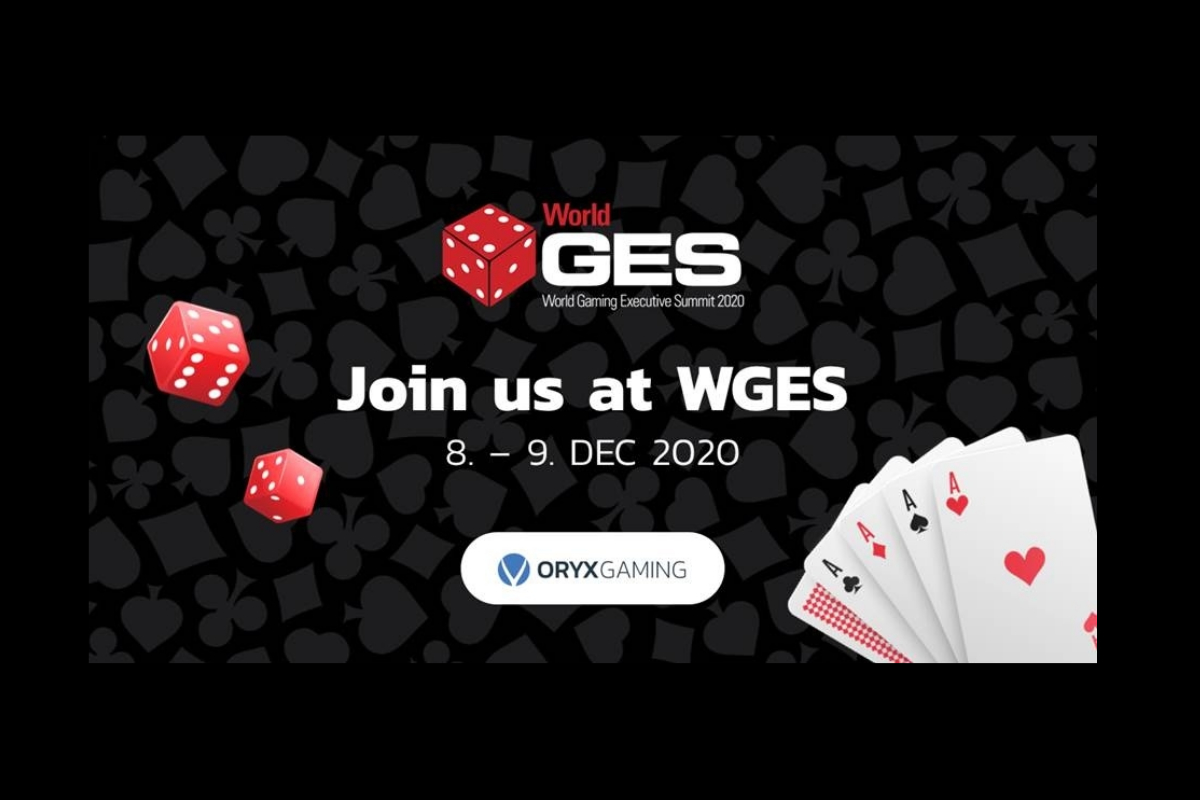 ORYX Gaming to sponsor prestigious industry event WGES