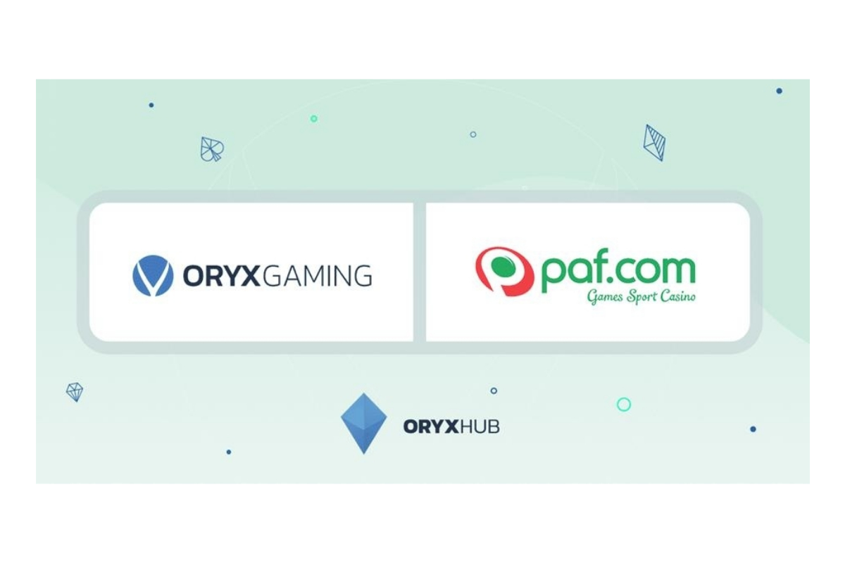 ORYX Gaming strikes multi-jurisdiction distribution deal with Paf