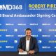 CMD368 APPOINTS ROBERT PIRES AS BRAND AMBASSADOR