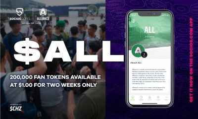 Alliance To Let Fans Choose Which GameThey Pick Up A Roster In When $ALL Fan Token Launches On December 11th