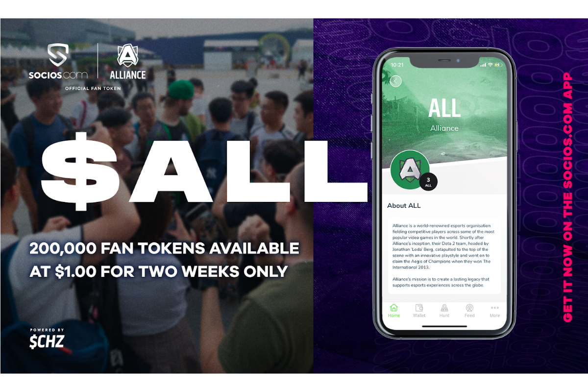 Alliance To Let Fans Choose Which GameThey Pick Up A Roster In When $ALL Fan Token Launches On December 11th