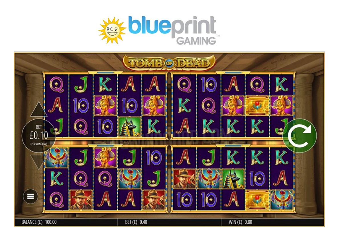 Blueprint boosts Power 4 Slots™ series with Tomb of Dead adventure slot