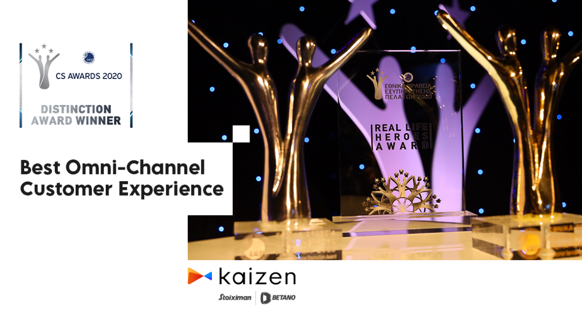 Kaizen Gaming Wins Award in “Best Omni-Channel Customer Experience” Category at National Customer Service Awards 2020