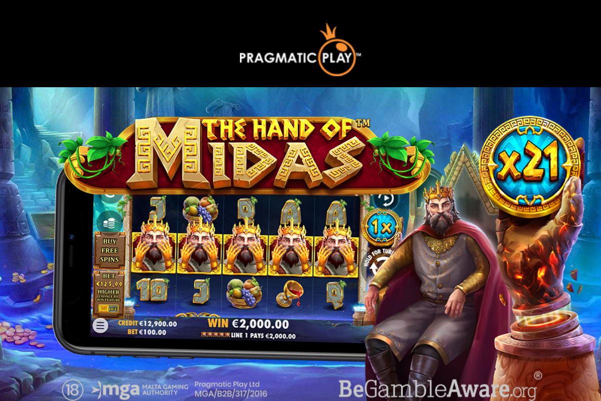 Pragmatic Play Embraces the Golden Touch in The Hand of Midas