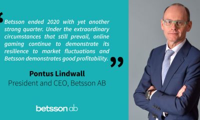 Betsson Ab Year End Report, 1 January - 31 December 2020