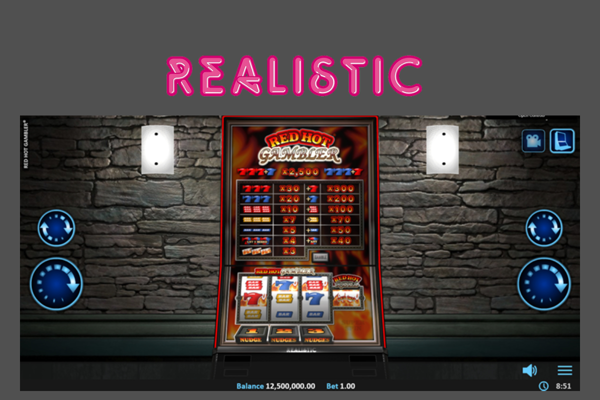 Realistic Games Turns Up the Heat With Red Hot Gambler