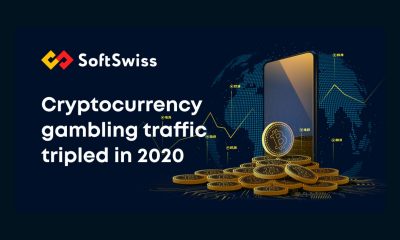 Cryptocurrency gambling traffic saw threefold increase in 2020, SoftSwiss shares