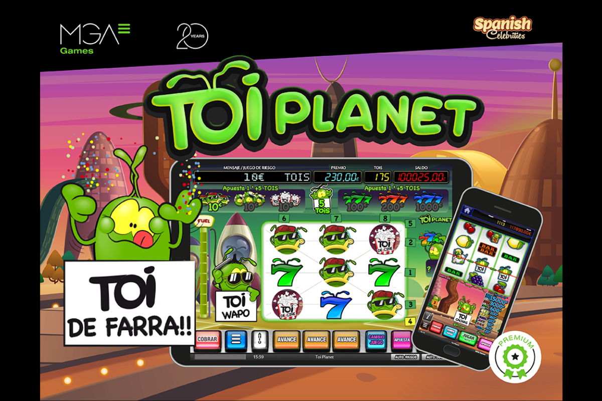 MGA Games launches the long-awaited TOI Planet slot game for Spain, based on the famous 90s stickers