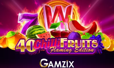 Gamzix launched a new slot game 40 Chilli Fruits Flaming Edition