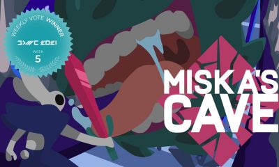Miska's Cave wins Weekly Vote at the Game Development World Championship