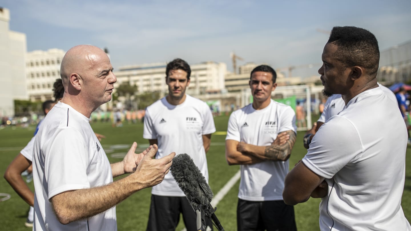 Infantino: Football will play a central role in bringing communities together