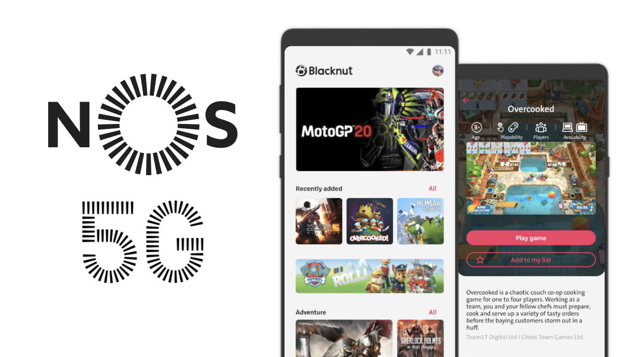 Blacknut and NOS team up to offer Portugal’s first 5G cloud gaming experience!