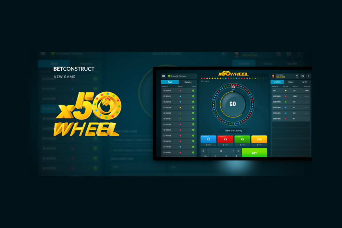 BetConstruct Launches “x50Wheel”