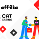 Affilka by SoftSwiss launches with CatCasino