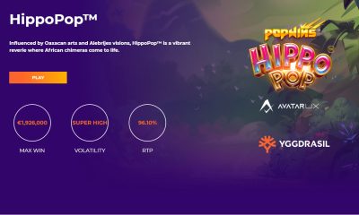 Yggdrasil and AvatarUX launch psychedelic slot HippoPop™