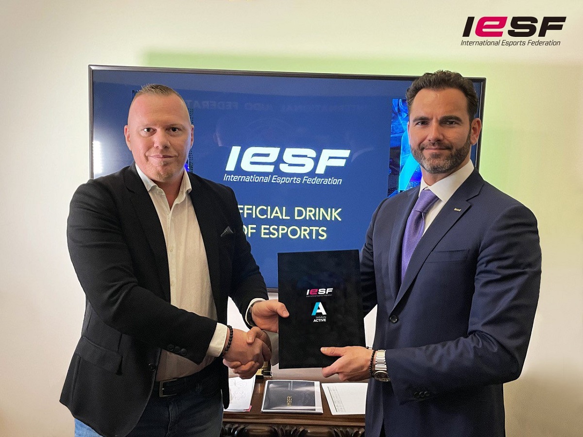 IESF Partners With Immun Active as Official Beverage