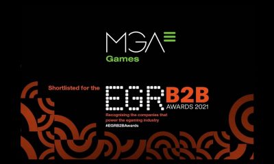 MGA Games has been chosen for the EGR B2B Awards