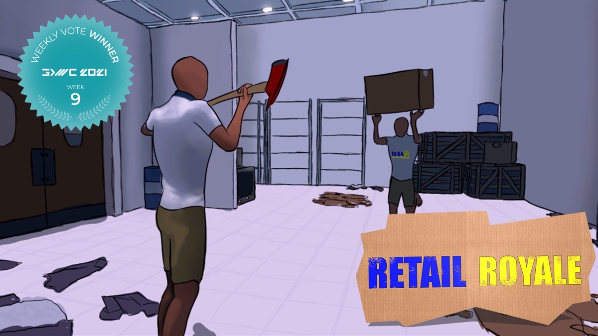 Retail Royale wins Weekly Vote at the Game Development World Championship