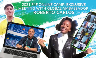 Roberto Carlos exclusive: the Global Ambassador for Football for Friendship answers the questions of Young Participants from all over the world